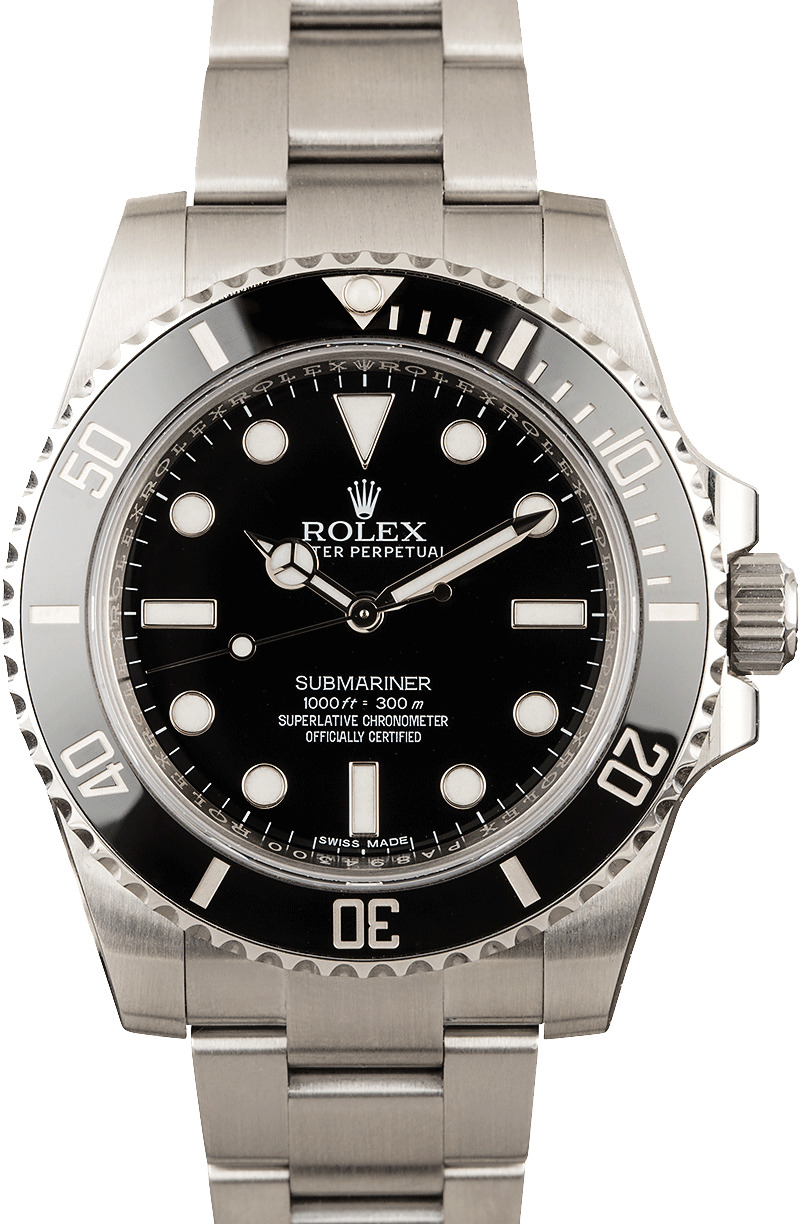 pre owned rolex submariner no date