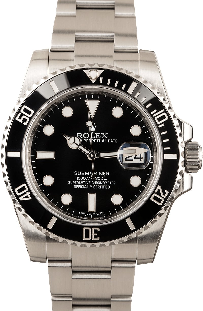 submariner 116610 ln black ceramic