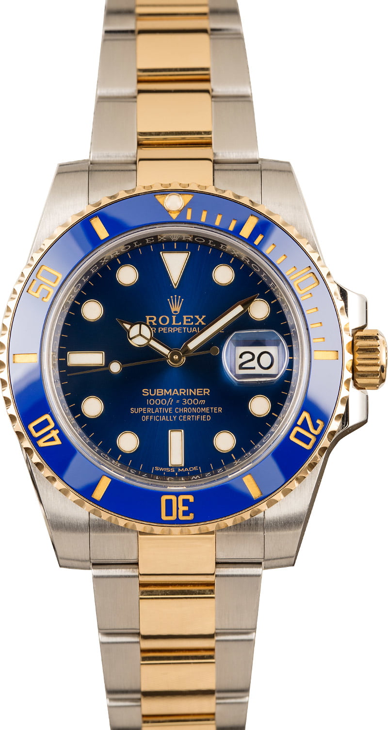 Buy Used Rolex Submariner 116613LB | Bob's Watches - Sku: 131081
