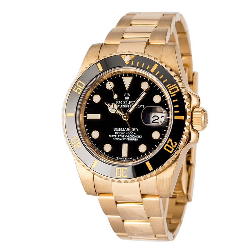 Buy Used Rolex Submariner 116618LN | Bob's Watches - Sku: 131333