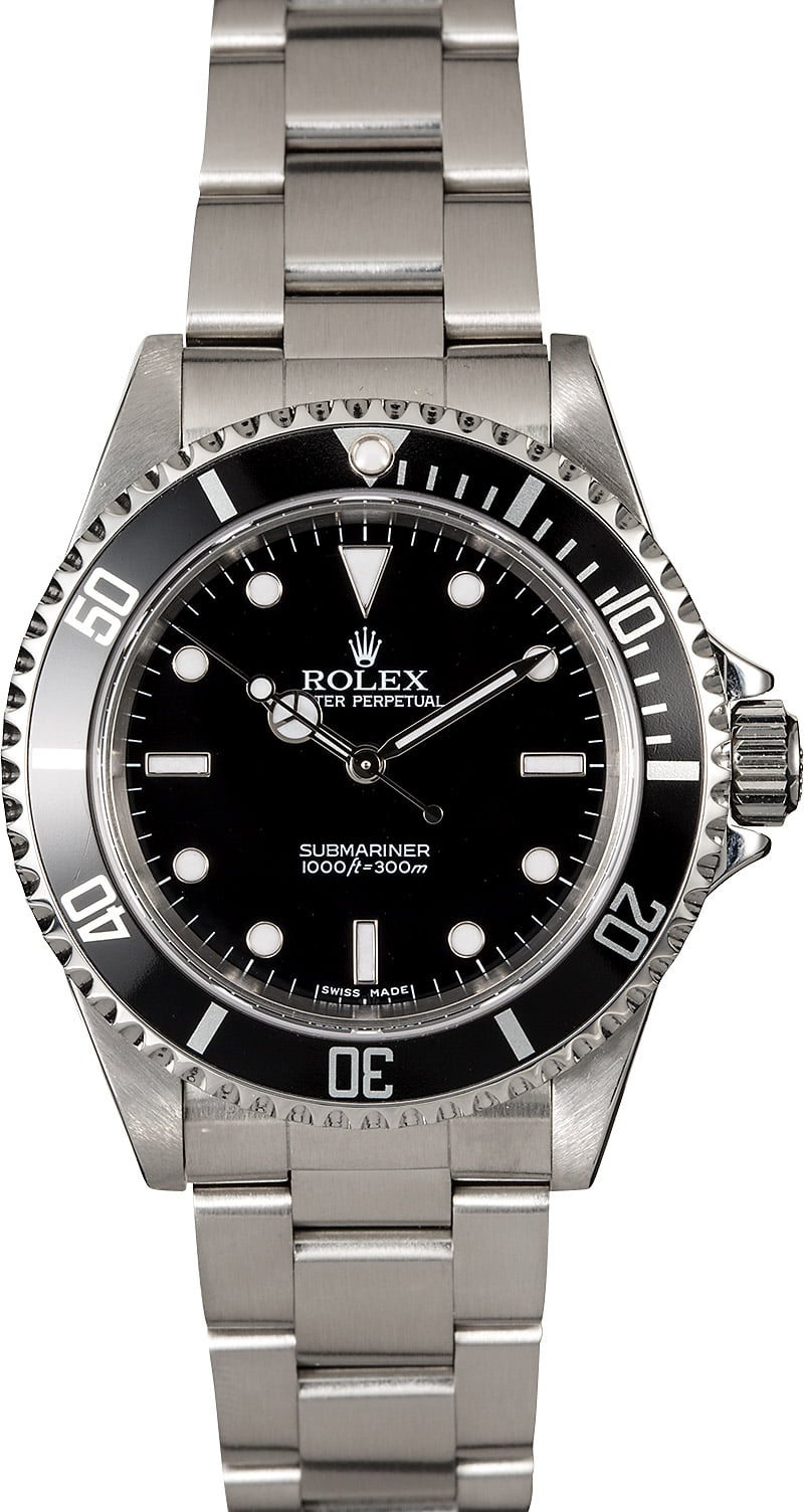 Rolex Submariner 14060 Black Bezel