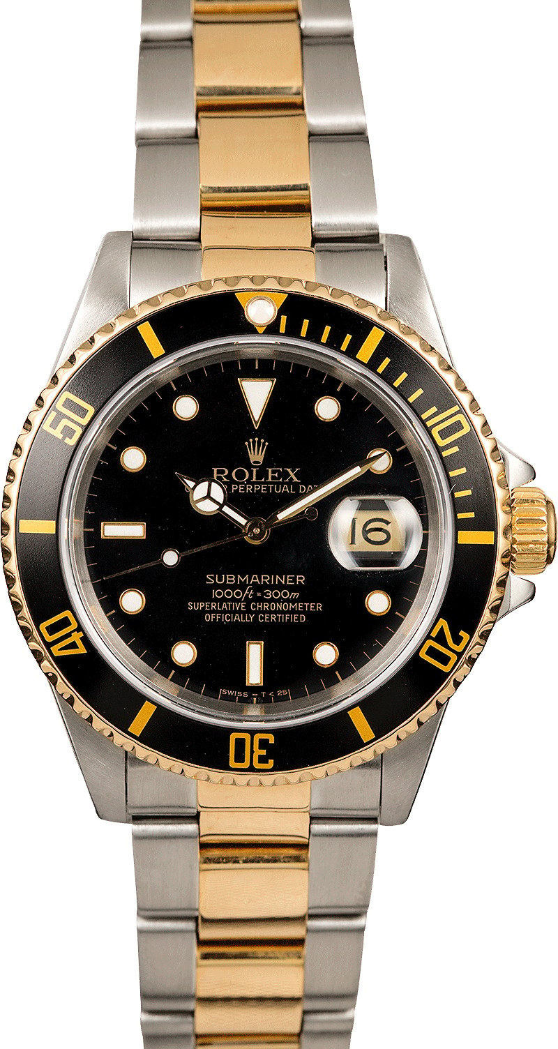 Rolex Submariner 16613 Two Tone Oyster Band