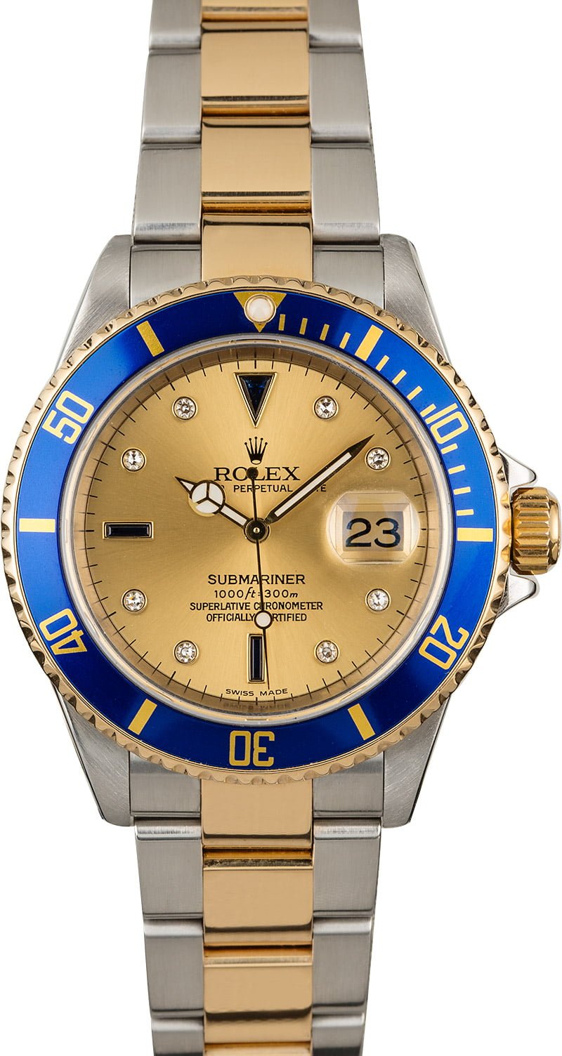 rolex submariner mens watch 16613