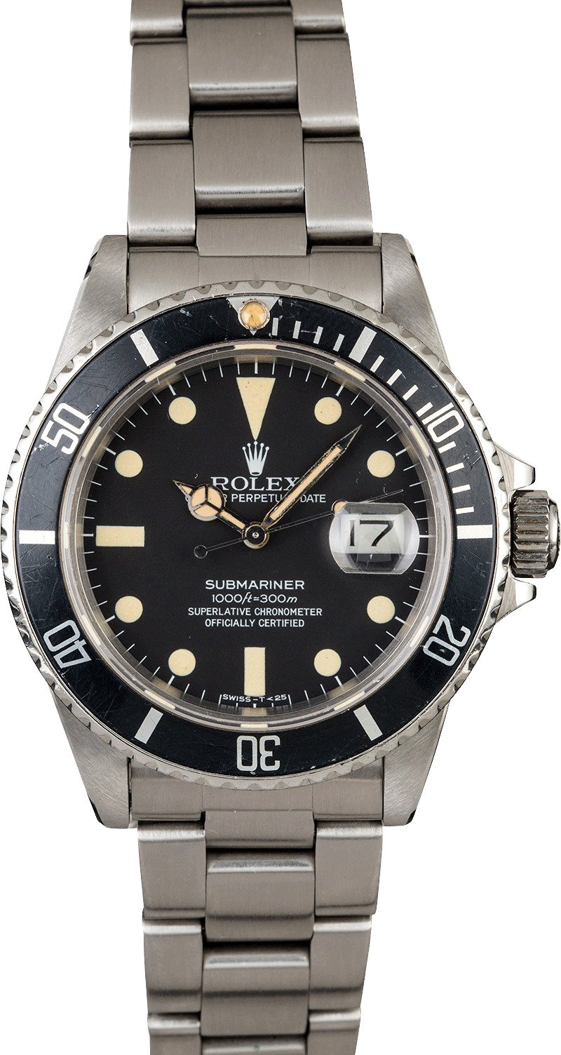 Vintage 1984 Rolex Submariner 16800