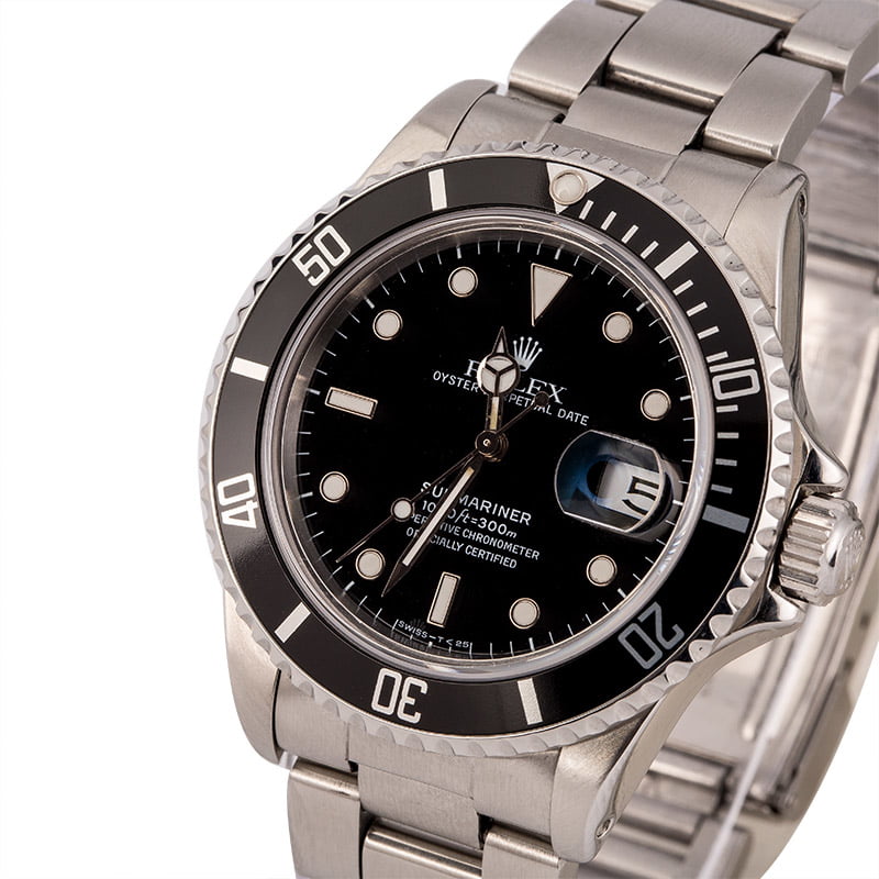 Pre-Owned 40MM Rolex Submariner 16800
