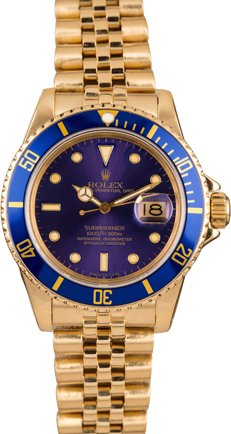 Buy Used Rolex Submariner 16808 | Bob's Watches - Sku: 130158