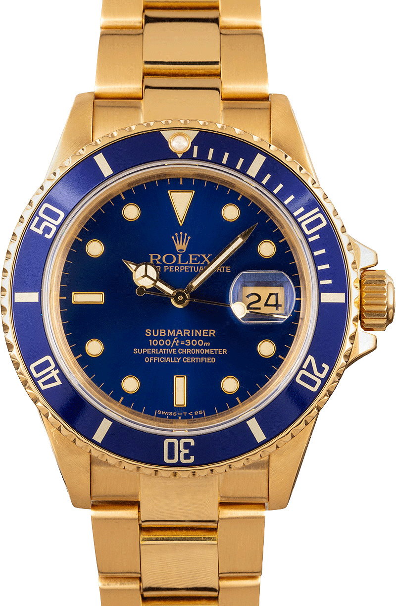 Buy Used Rolex Submariner 16808 | Bob's Watches - Sku: 142919 x