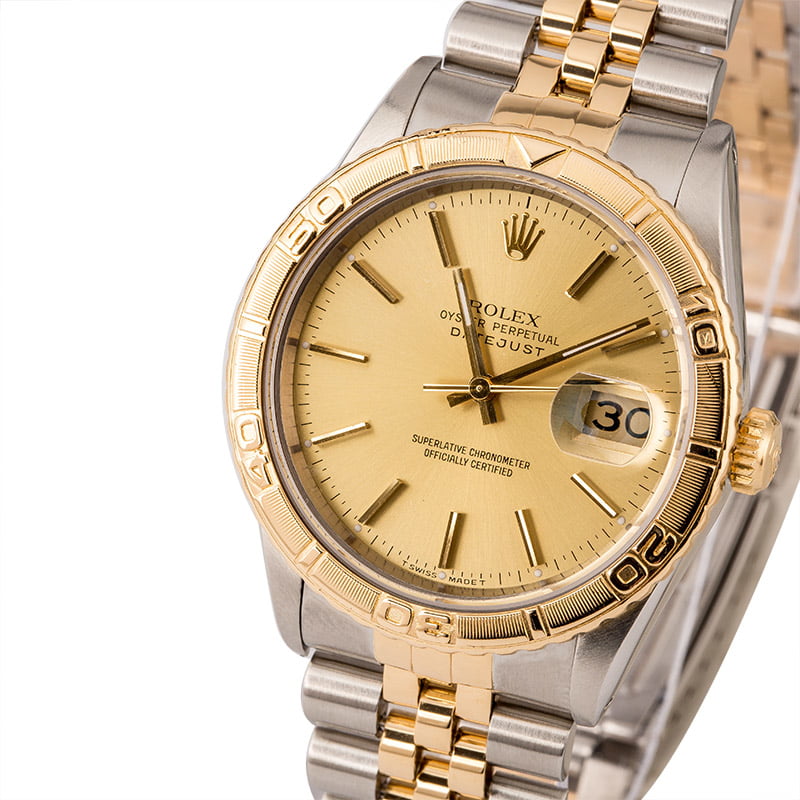 Pre Owned Rolex Thunderbird Datejust 16263 Turn-o-Graph