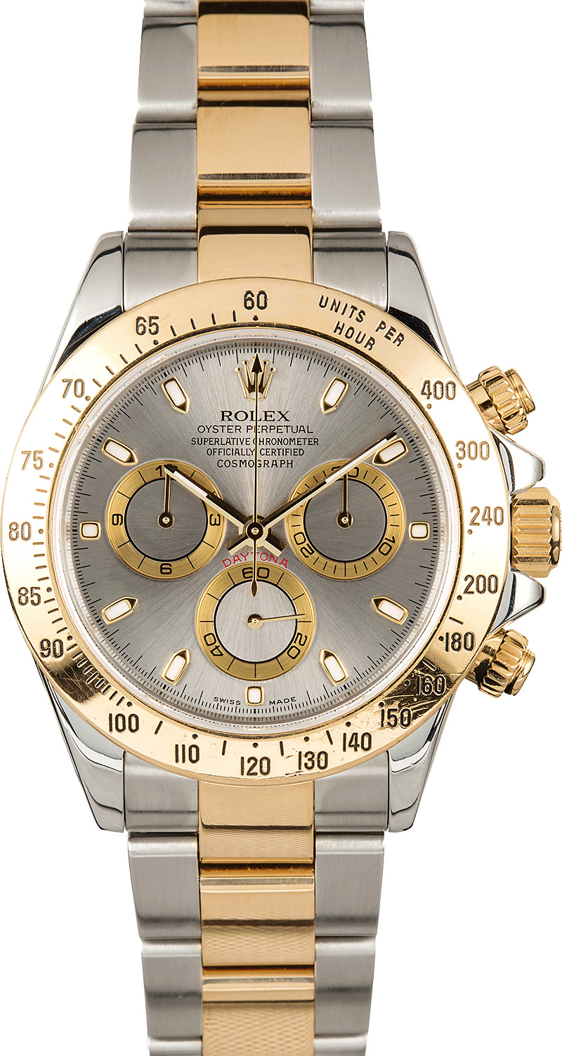 Rolex Daytona Silver Two Tone Watches - Bob's Watches
