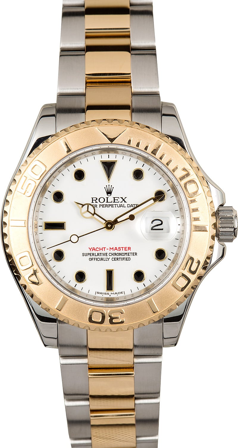 rolex yachtmaster white face