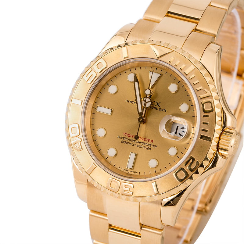Pre Owned Rolex Yacht-Master 16628 18K Yellow Gold