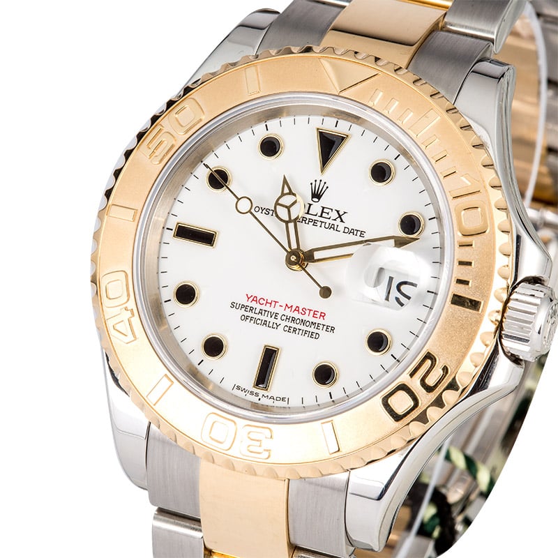 rolex yacht master 37 two tone