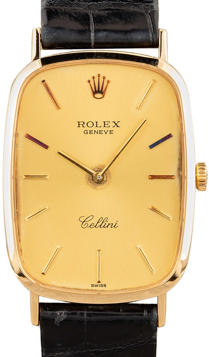 rolex cellini silver