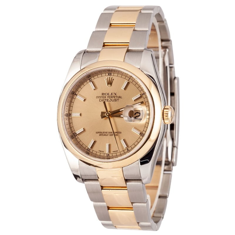 Rolex Datejust 116203 Champagne Dial