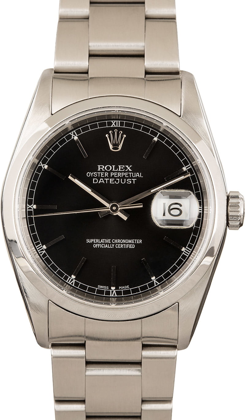 Buy Used Rolex Datejust 16200 | Bob's 