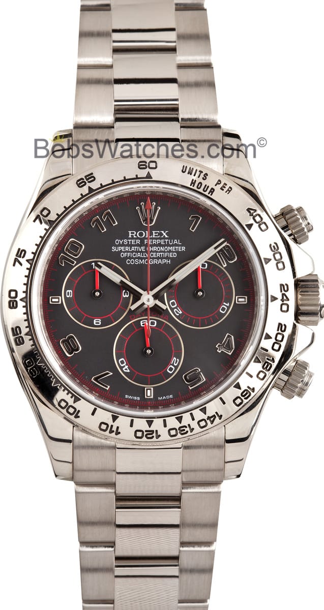 rolex daytona black red dial