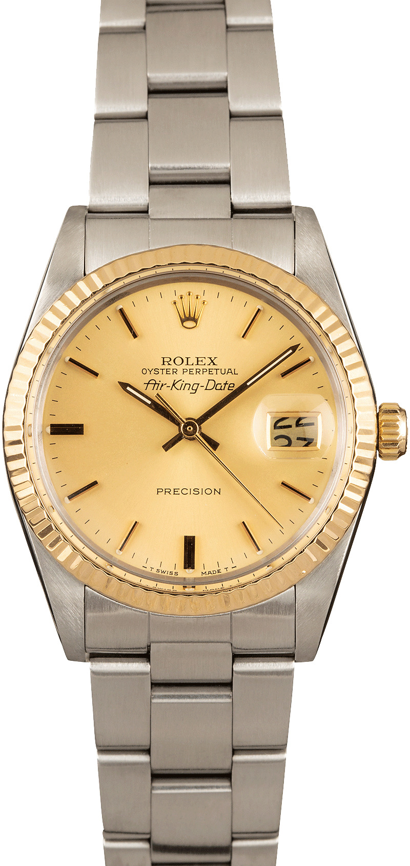 rolex air king champagne dial