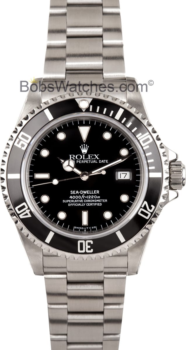 Mens Used Rolex Sea-Dweller Model 16600 