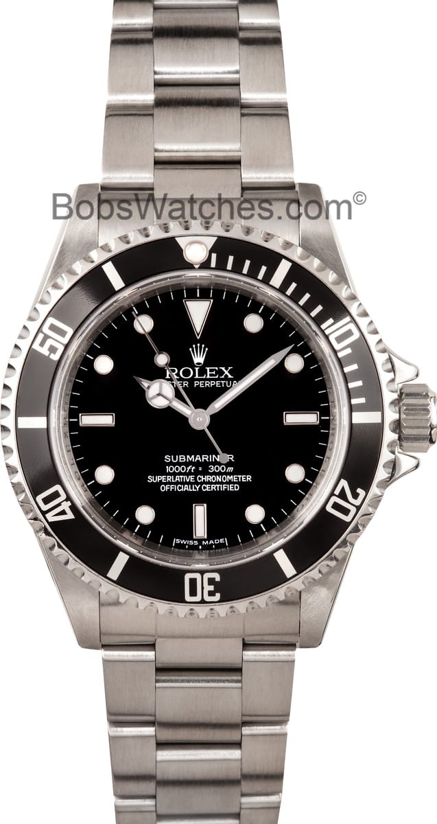 Mens Used Rolex Submariner m No Date Mens Used Rolex Submariner m No Date