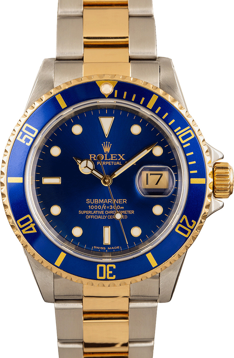 Buy Used Rolex Submariner 16613 | Bob's Watches - Sku: 142174 x