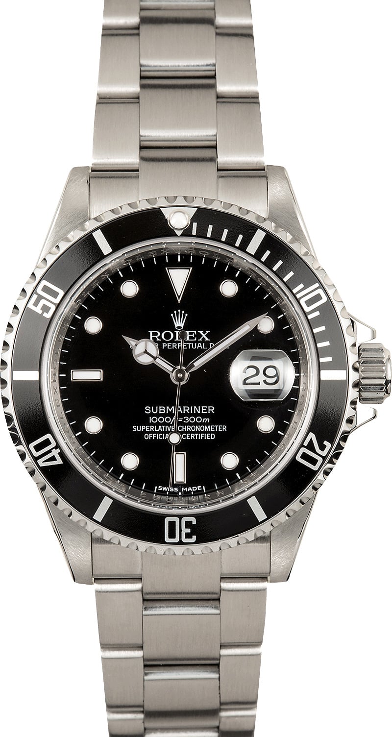 Buy Used Rolex 16610T | Bob's Watches - Sku: 112508