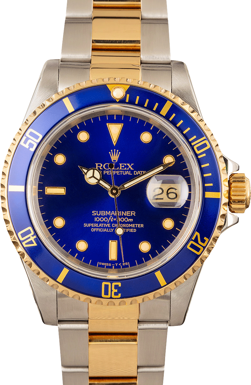 rolex silver blue face