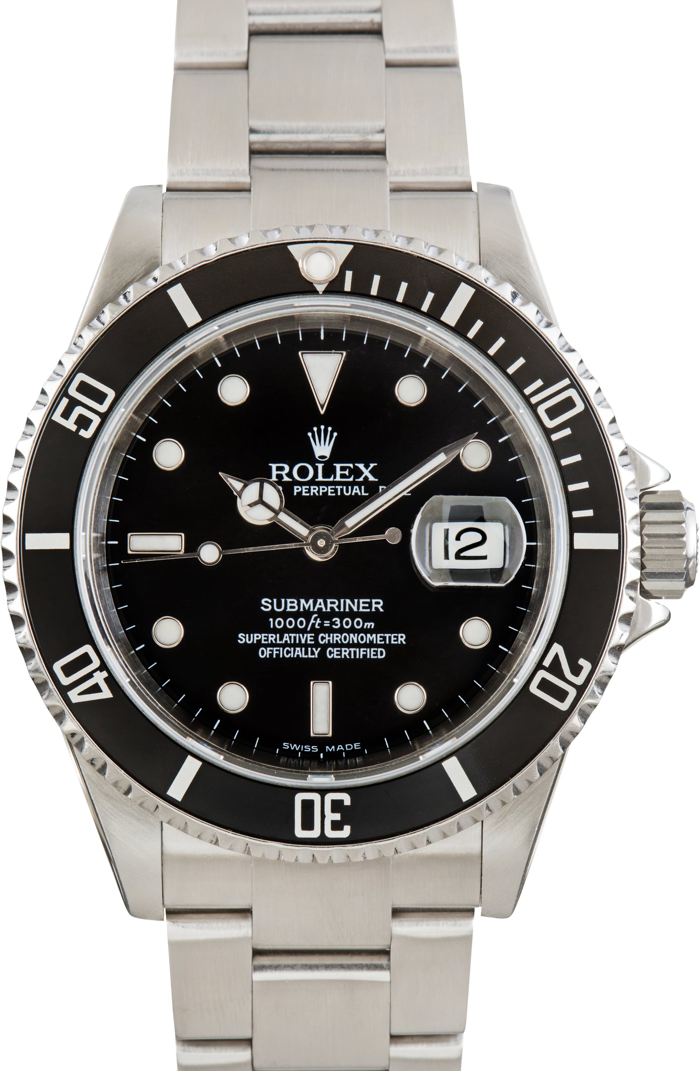 Buy Used Rolex Submariner 16610T | Bob's Watches - Sku: 189791