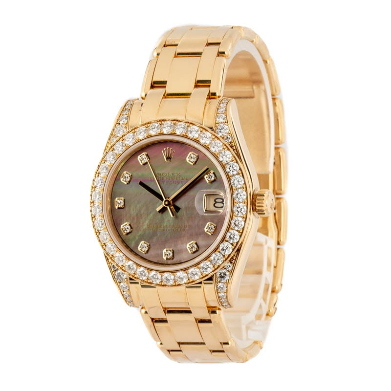 Ladies Rolex Pearlmaster 81158 Diamonds