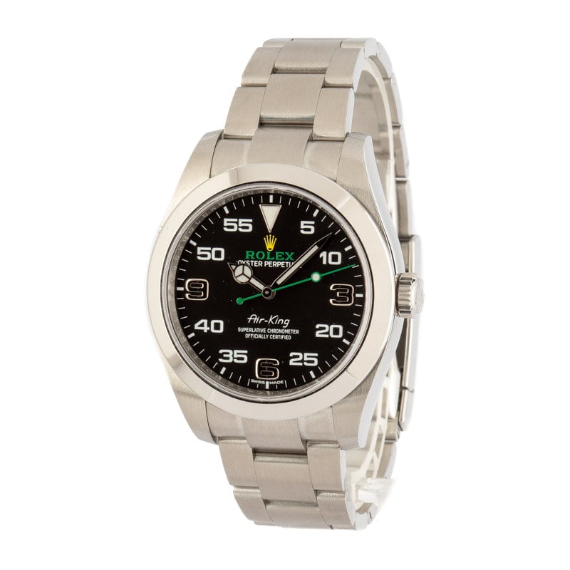 Pre-Owned Rolex Air-King 116900 Smooth Bezel