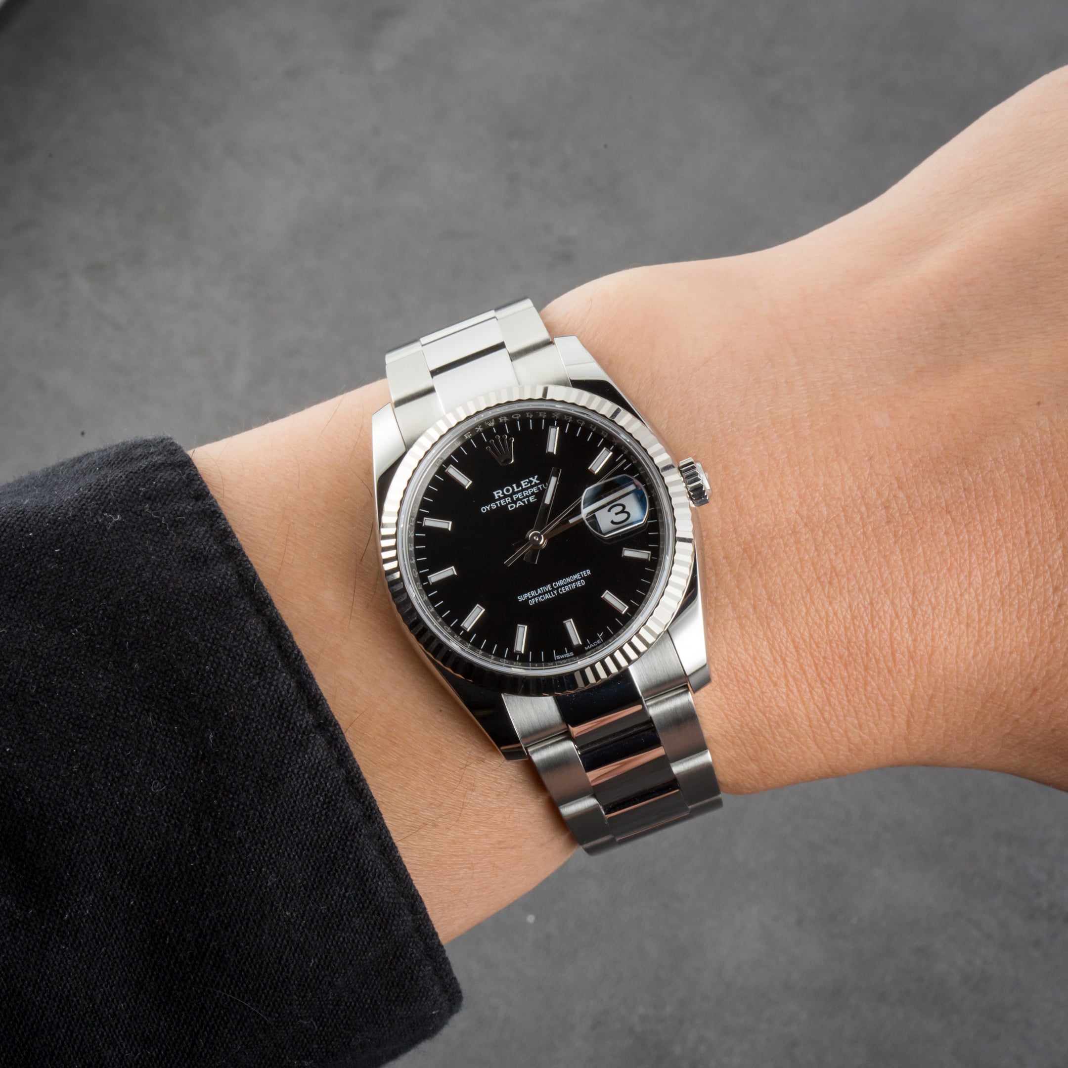 Buy Used Rolex Date 115234 | Bob's Watches - Sku: 194539