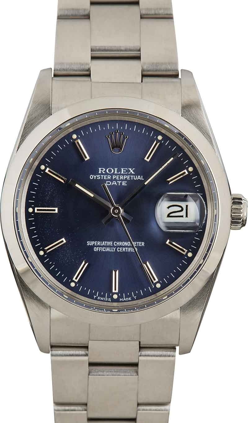Buy Used Rolex Date 15000 | Bob's Watches - Sku: 162902
