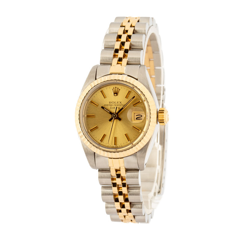 Ladies Rolex Date 6917 Steel & Yellow Gold