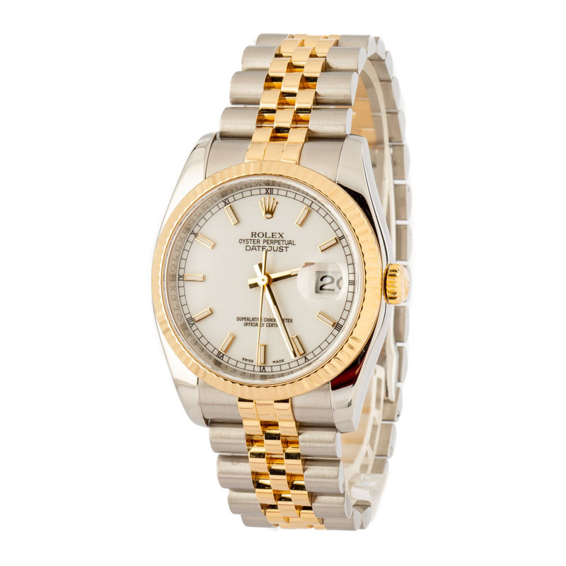 Rolex Datejust 116233 White Dial