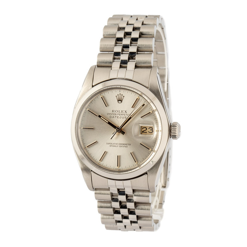Pre-Owned Rolex Datejust 16000 Silver Dial