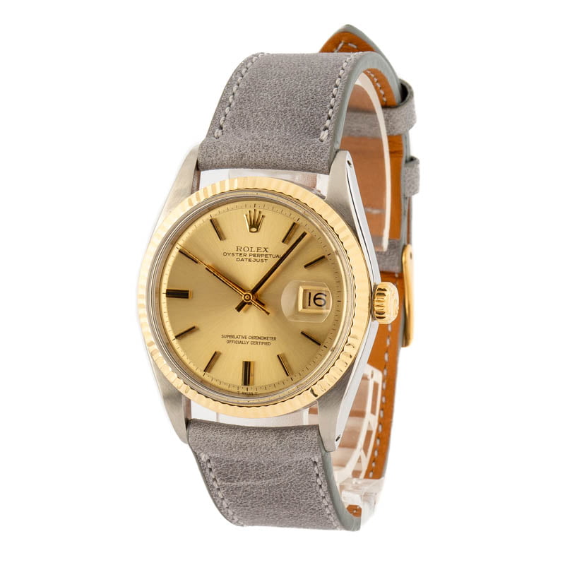 Rolex Datejust 1601 Stainless Steel & Yellow Gold