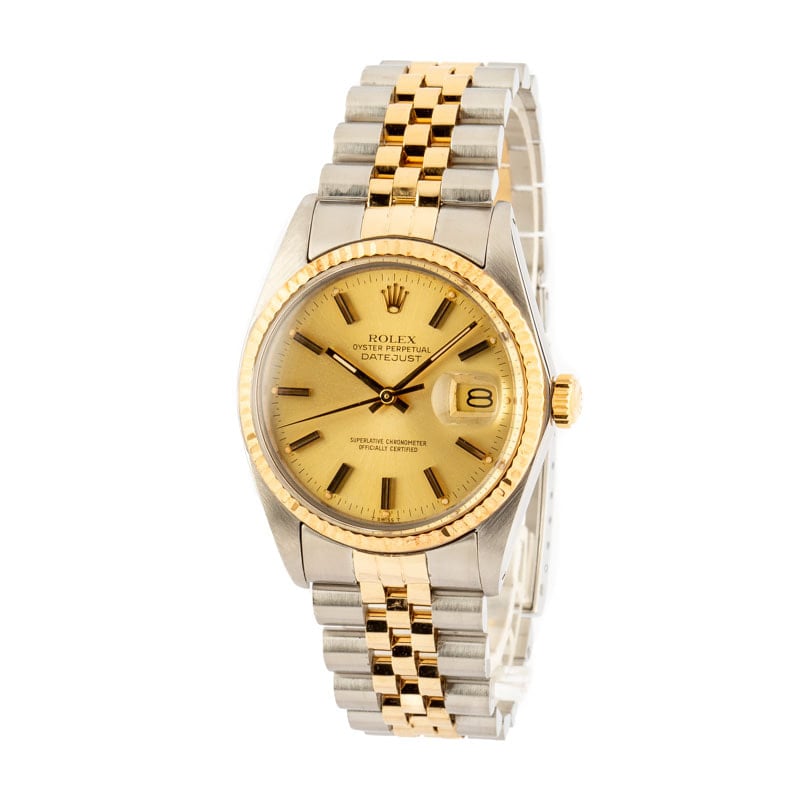 Rolex Datejust 16013 Steel & 18k Yellow Gold