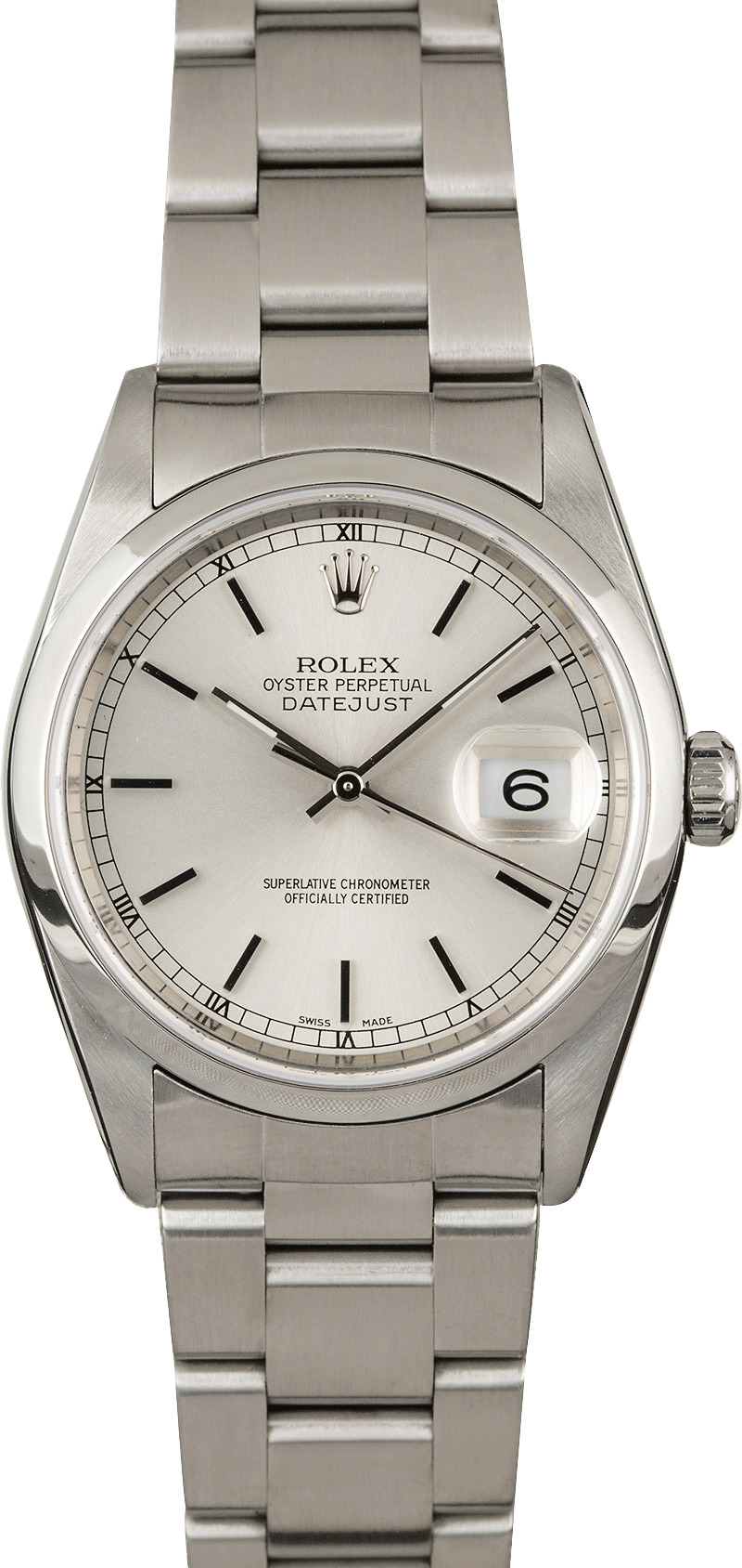 used silver rolex