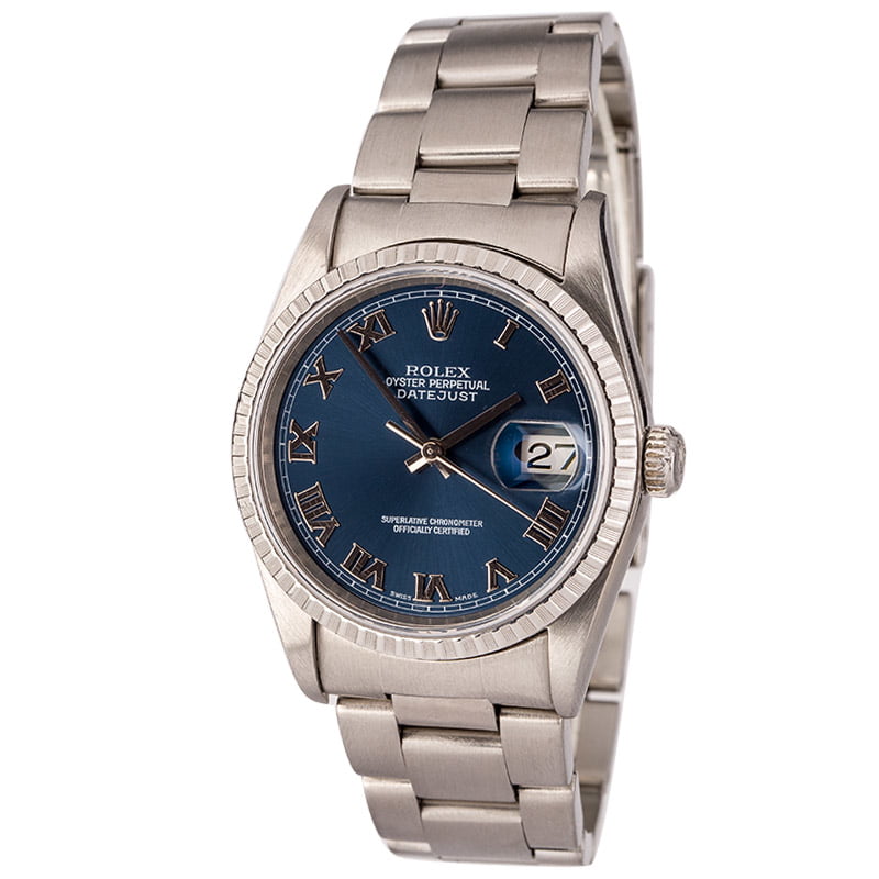 PreOwned Rolex Datejust 16220 Steel Oyster