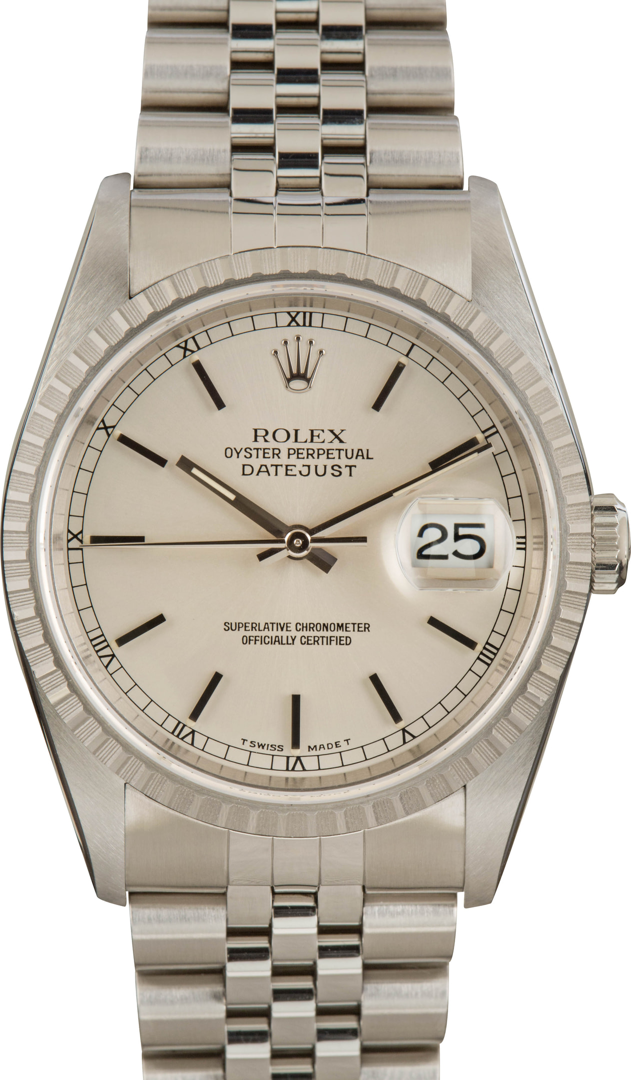 Buy Used Rolex Datejust 16220 | Bob's Watches - Sku: 164364