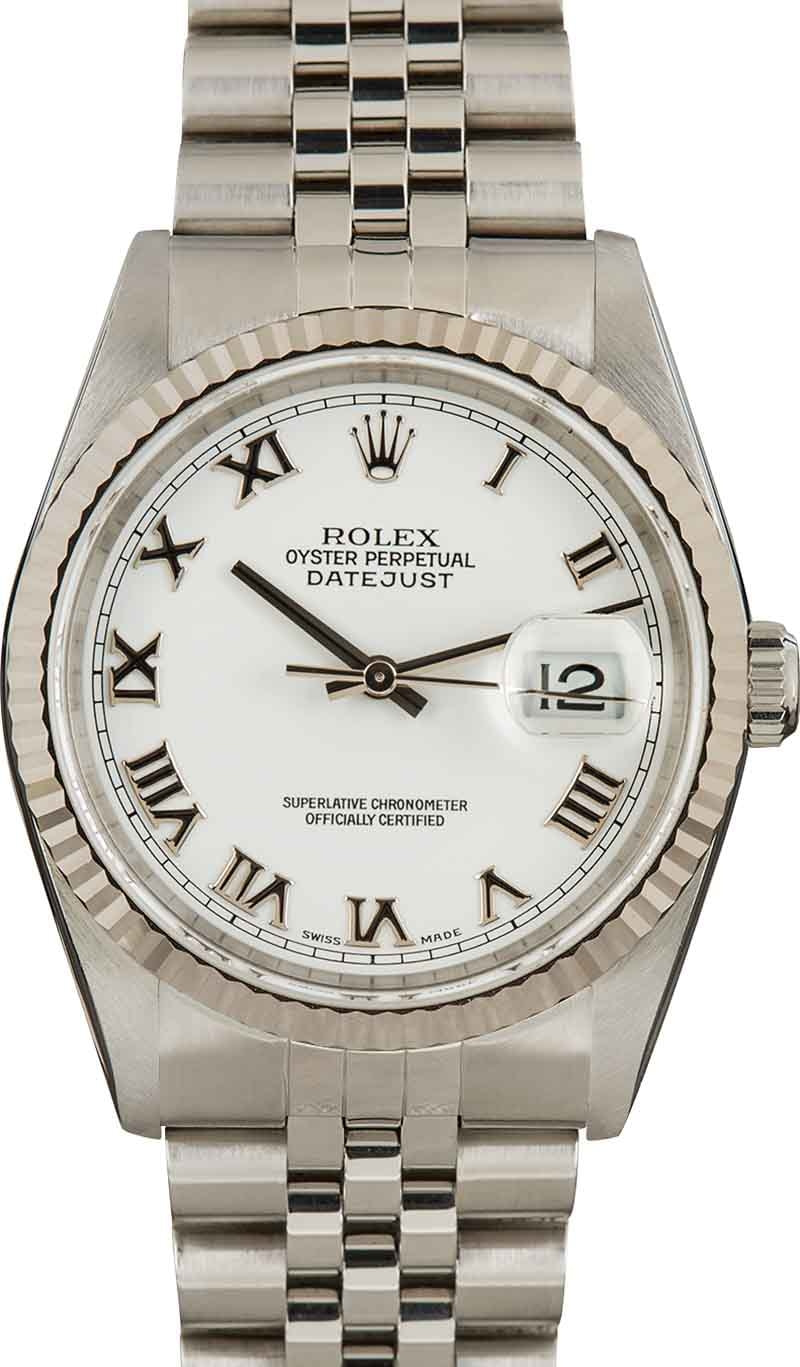 Buy Used Rolex Date 115234 | Bob's Watches - Sku: 153713