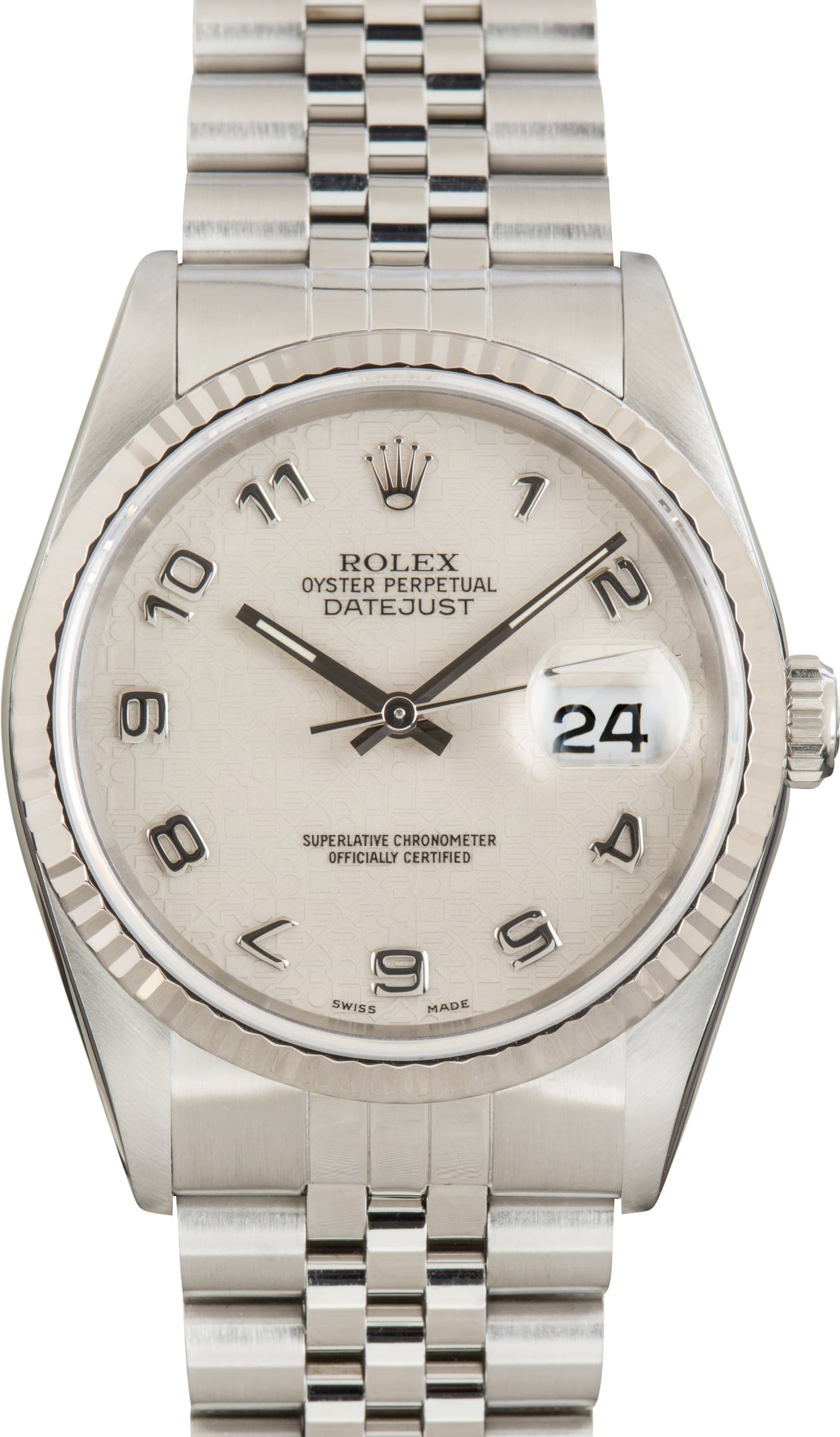 Used Rolex Datejust Ref 16234 Ivory Jubilee Dial