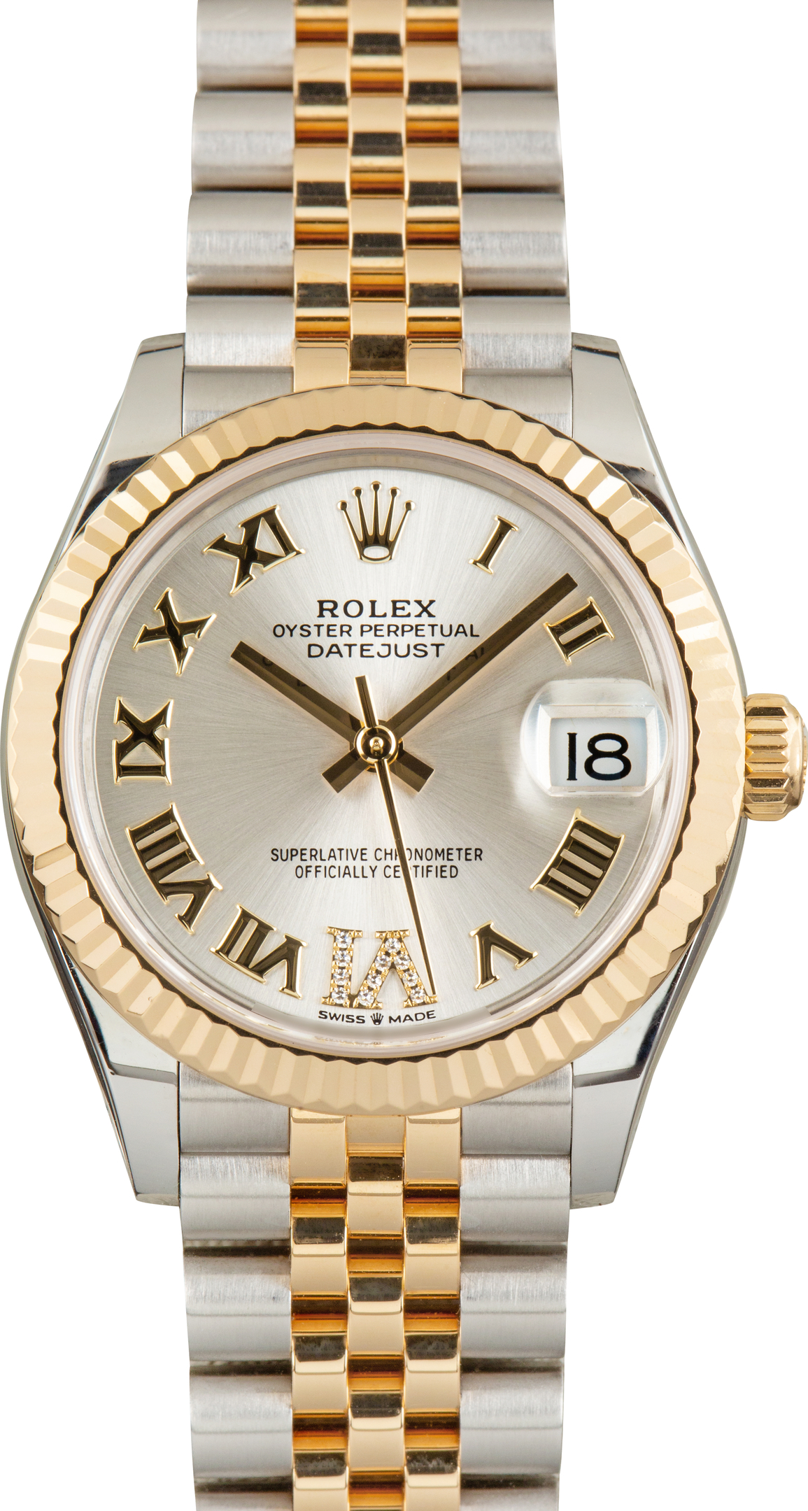 Used Ladies Rolex Datejust 31 Ref 278273 Silver Dial