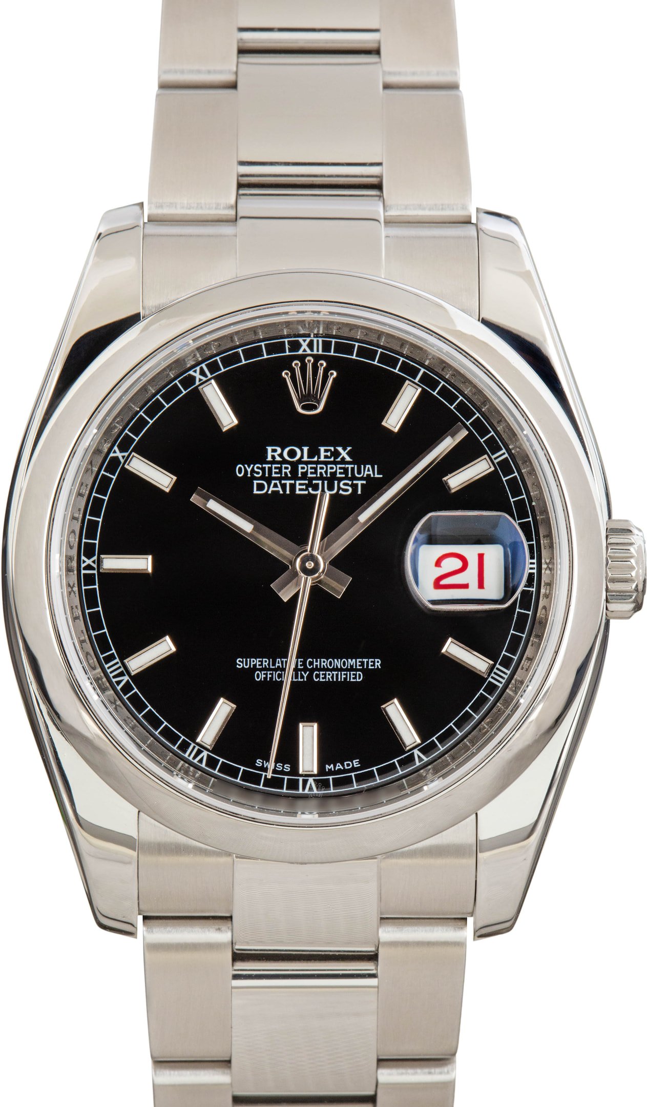 Buy Used Rolex Datejust 36 116200 | Bob's Watches - Sku: 181835