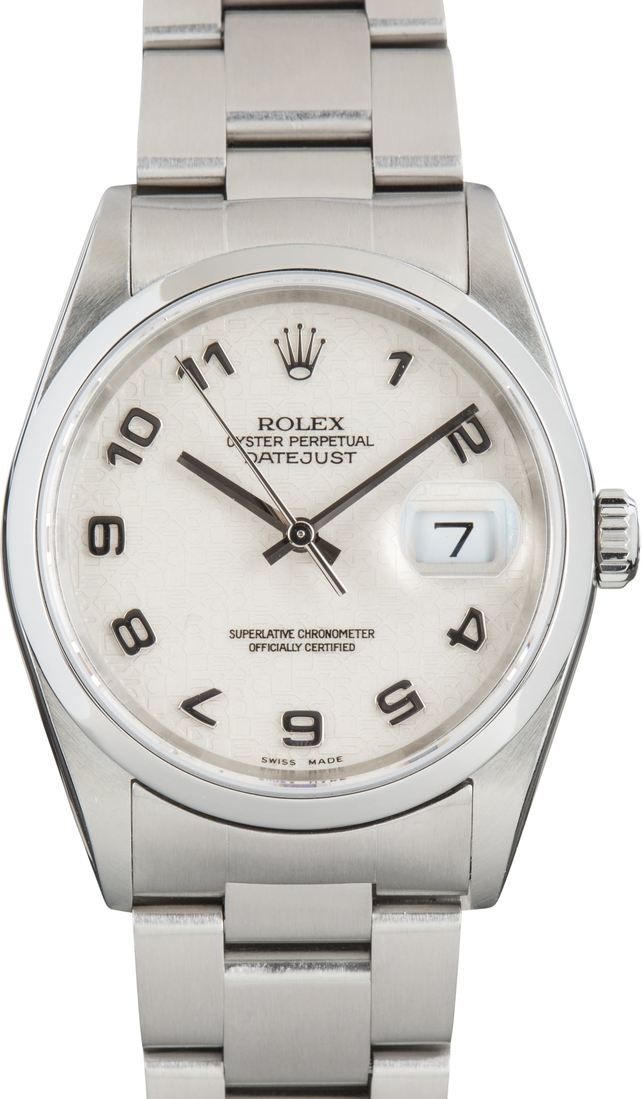 Pre-Owned Rolex Datejust Ref 16200 Ivory Jubilee Dial