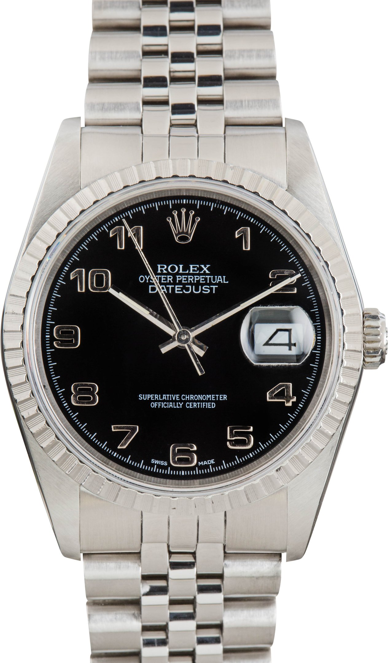 Buy Used Rolex Datejust 36 16220 | Bob's Watches - Sku: 175650