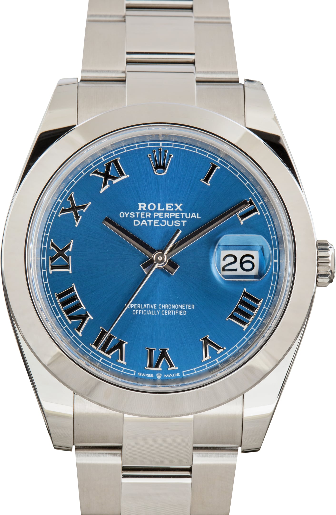 Used Rolex Datejust 41 Ref 126300 Blue Dial