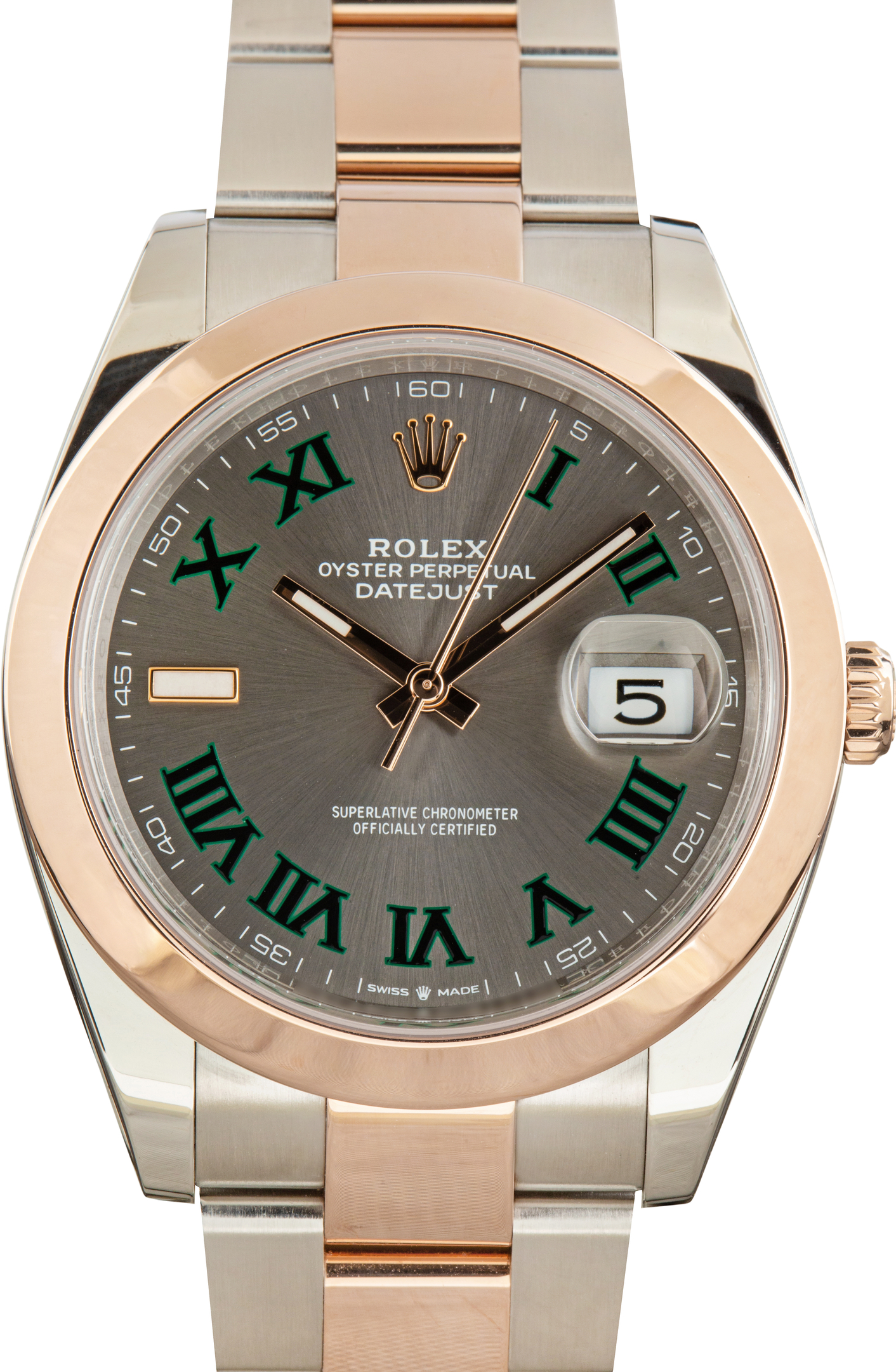Pre-Owned Rolex Datejust 41 126301 Wimbledon Dial