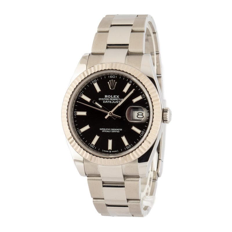Pre-Owned Rolex Datejust 41 Ref 126334 Black Dial