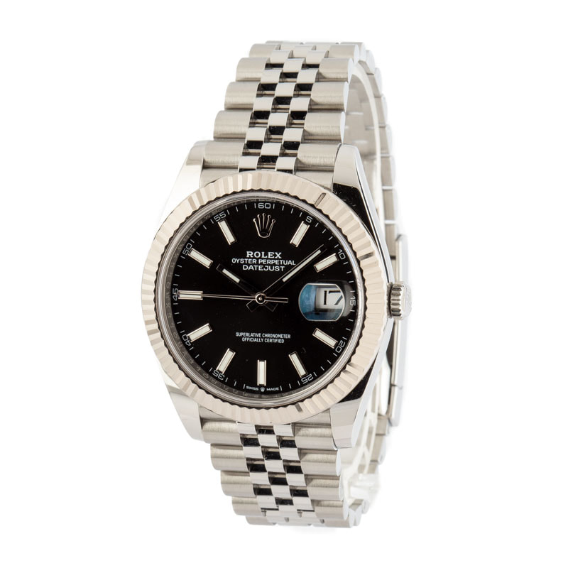 Pre-Owned Rolex Datejust 41 126334 Black Dial