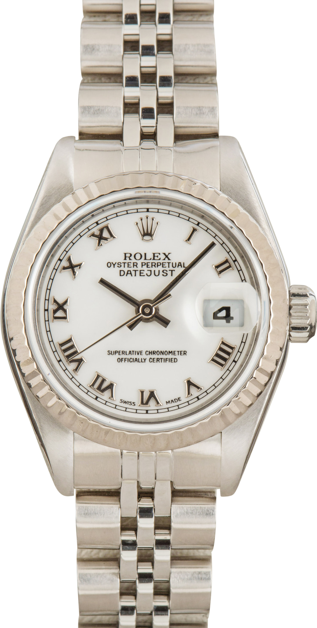 Rolex Datejust Stainless Steel 26mm Silver Roman Dial 79174 Womens Pre-Owned Rolex Datejust 79174 26mm Roman Dial | JD Watches NY main image 4